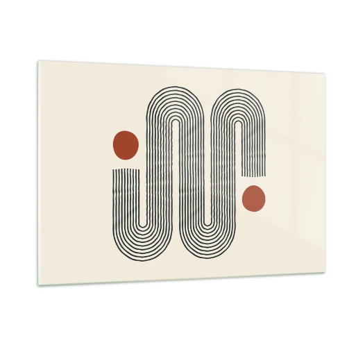 Quadro em vidro - Do início ao fim - 120x80 cm