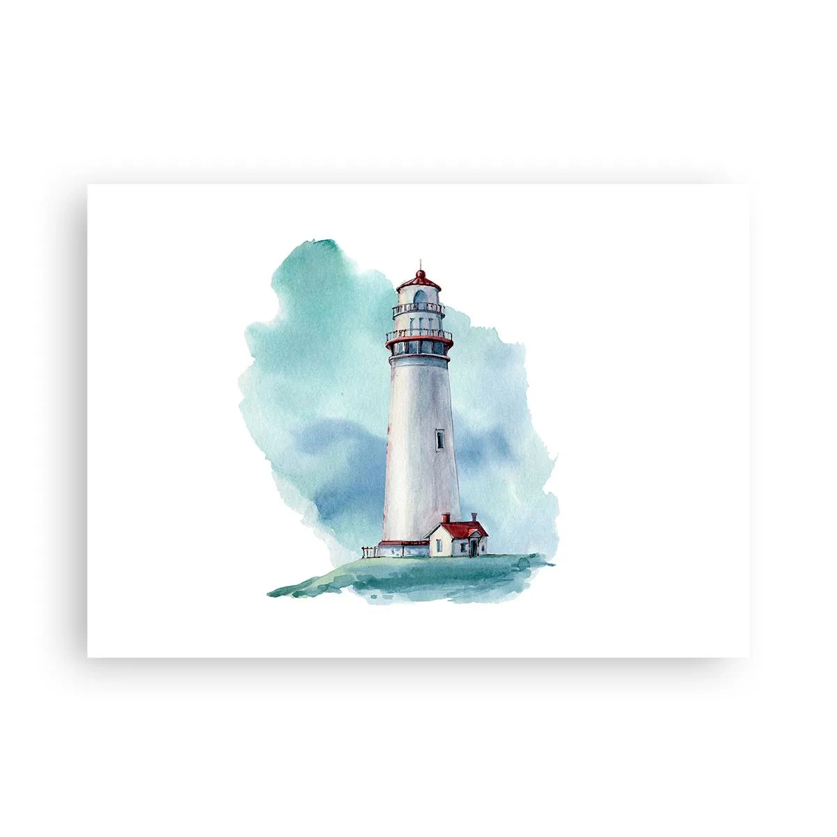 Pôster - A gentil irmã do azul - 70x50 cm
