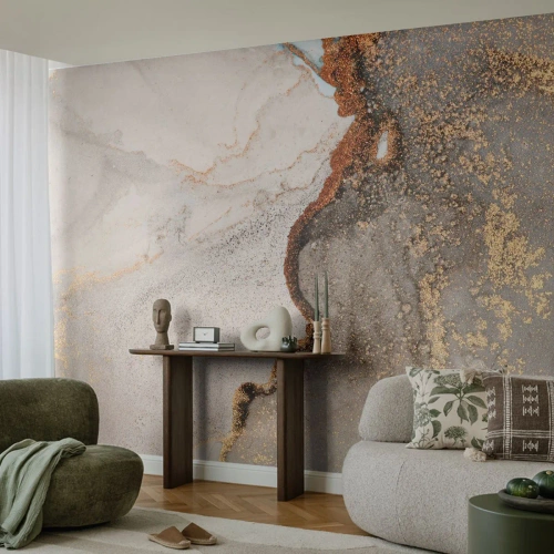 Papel de parede personalizado Premium Canvas - No limite das cores - Abstração, Pedaço, Arte Moderna
