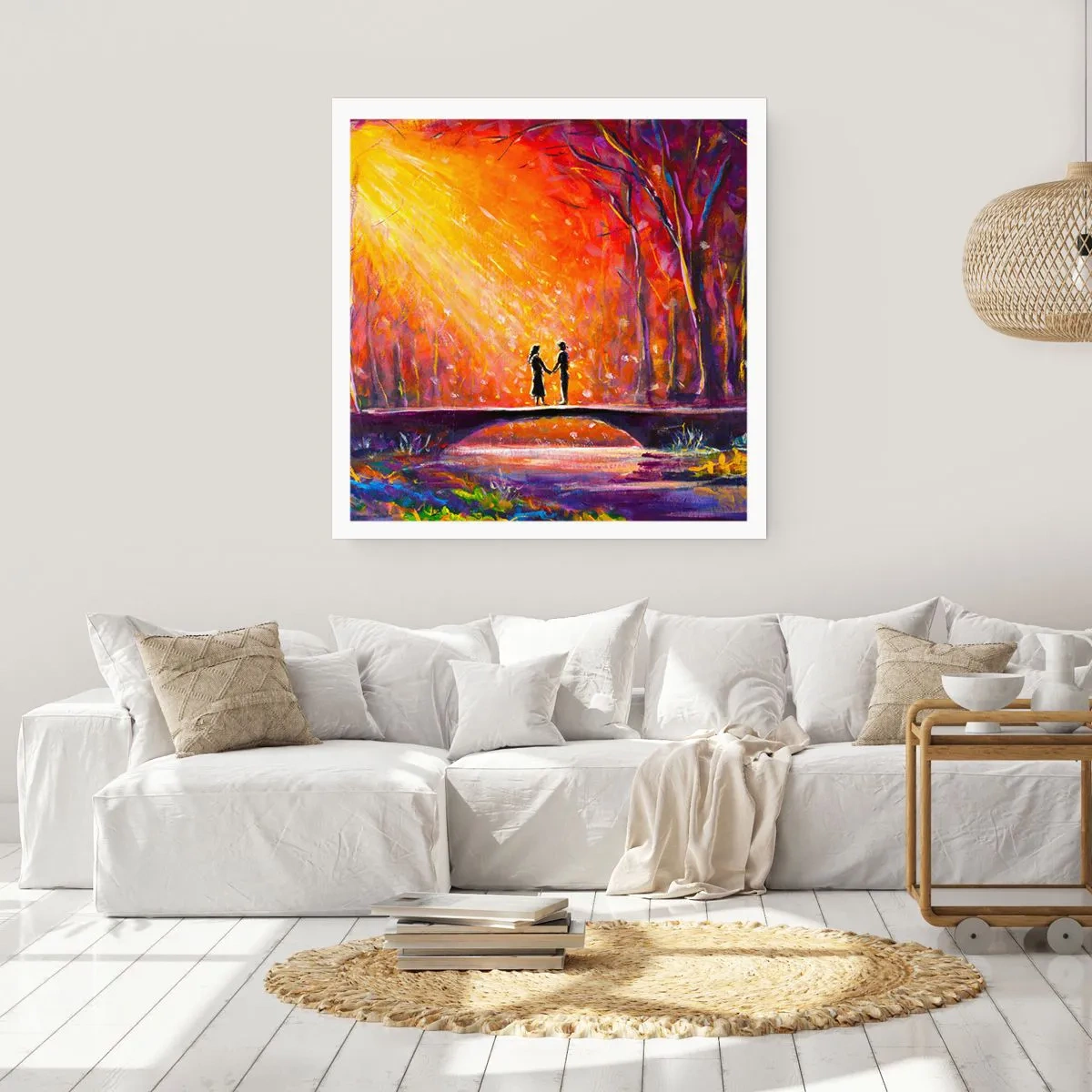 Pôster - O céu também os ama - 40x40 cm