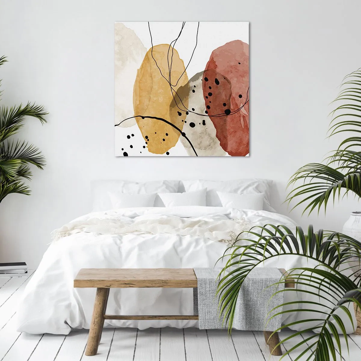 Quadro em tela - Como o ar leve e transparente - 50x50 cm