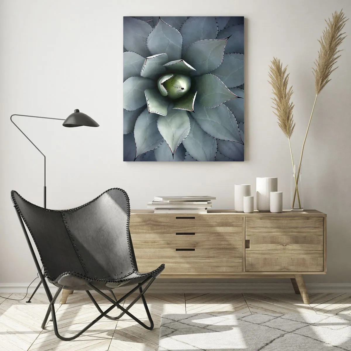 Quadro em vidro - Atrai e adverte - 50x70 cm