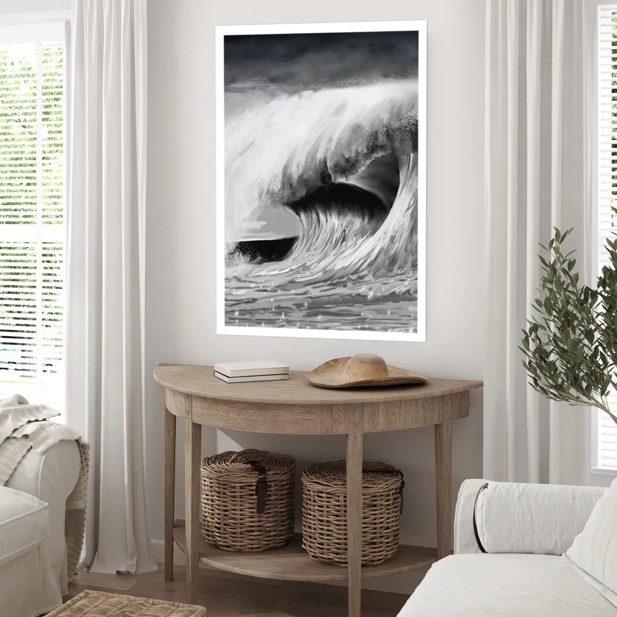 Pôster - A ira do oceano - 70x100 cm