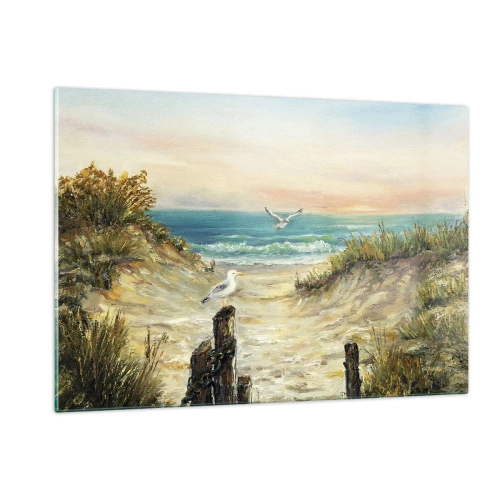 Quadro em vidro - Refúgio sem vento - 120x80 cm