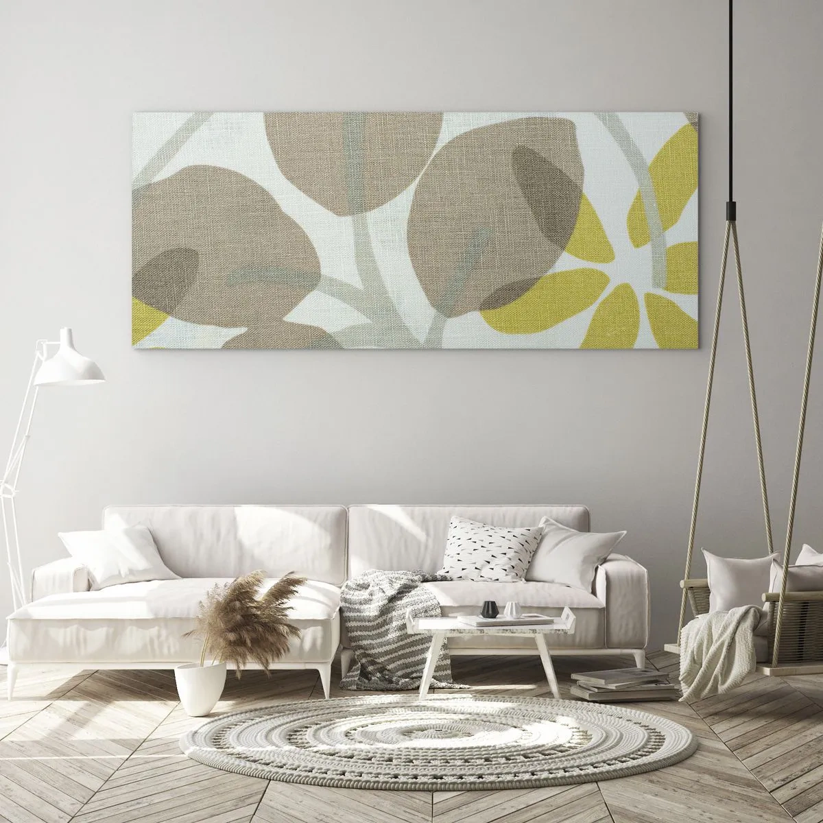 Quadro em vidro - Composição a pleno sol - 100x40 cm