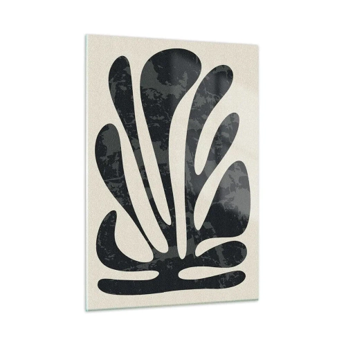 Quadro em vidro - Abstração com vários dedos - 50x70 cm