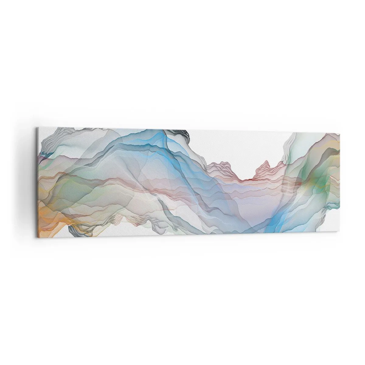 Quadro em tela - Em direção às montanhas de cristal - 160x50 cm
