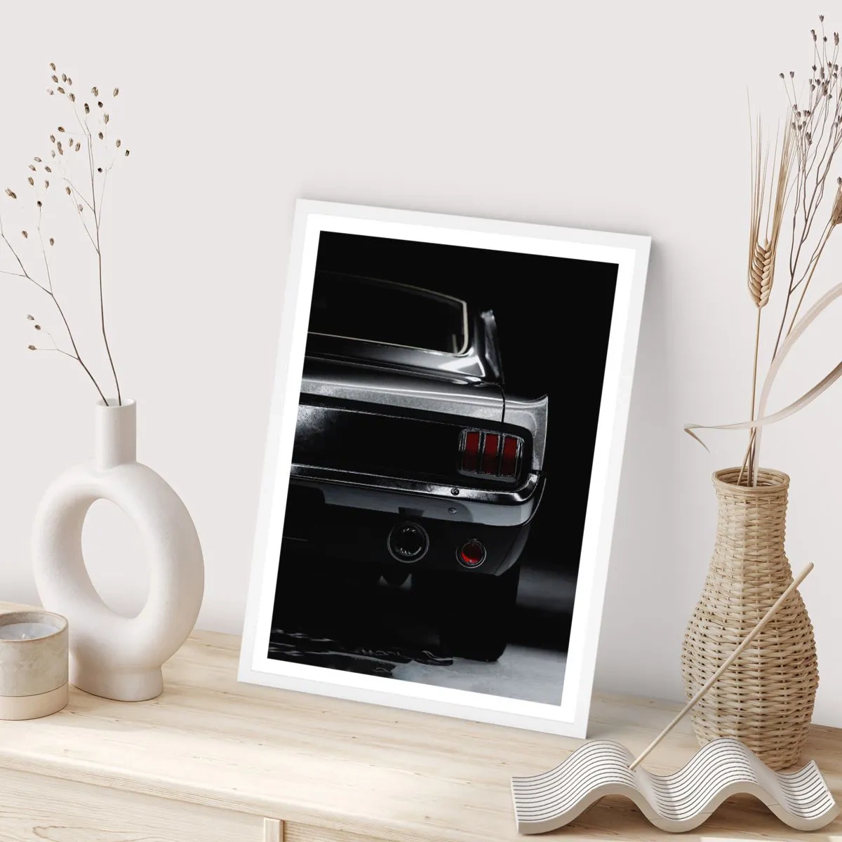 Pôster em moldura branca - O charme do clássico - 40x50 cm