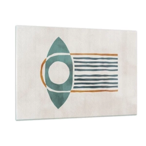 Quadro em vidro - Sinais e rituais - 120x80 cm