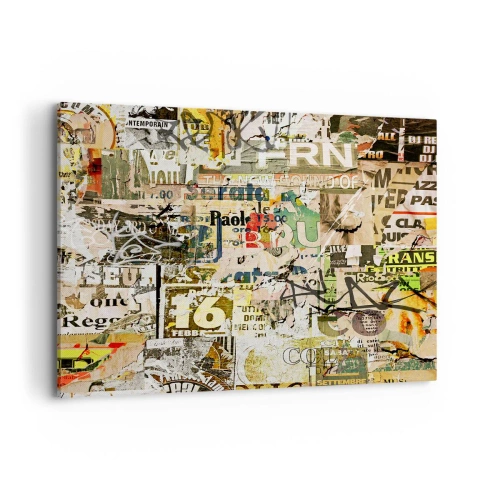 Quadro em tela - O caos - 120x80 cm