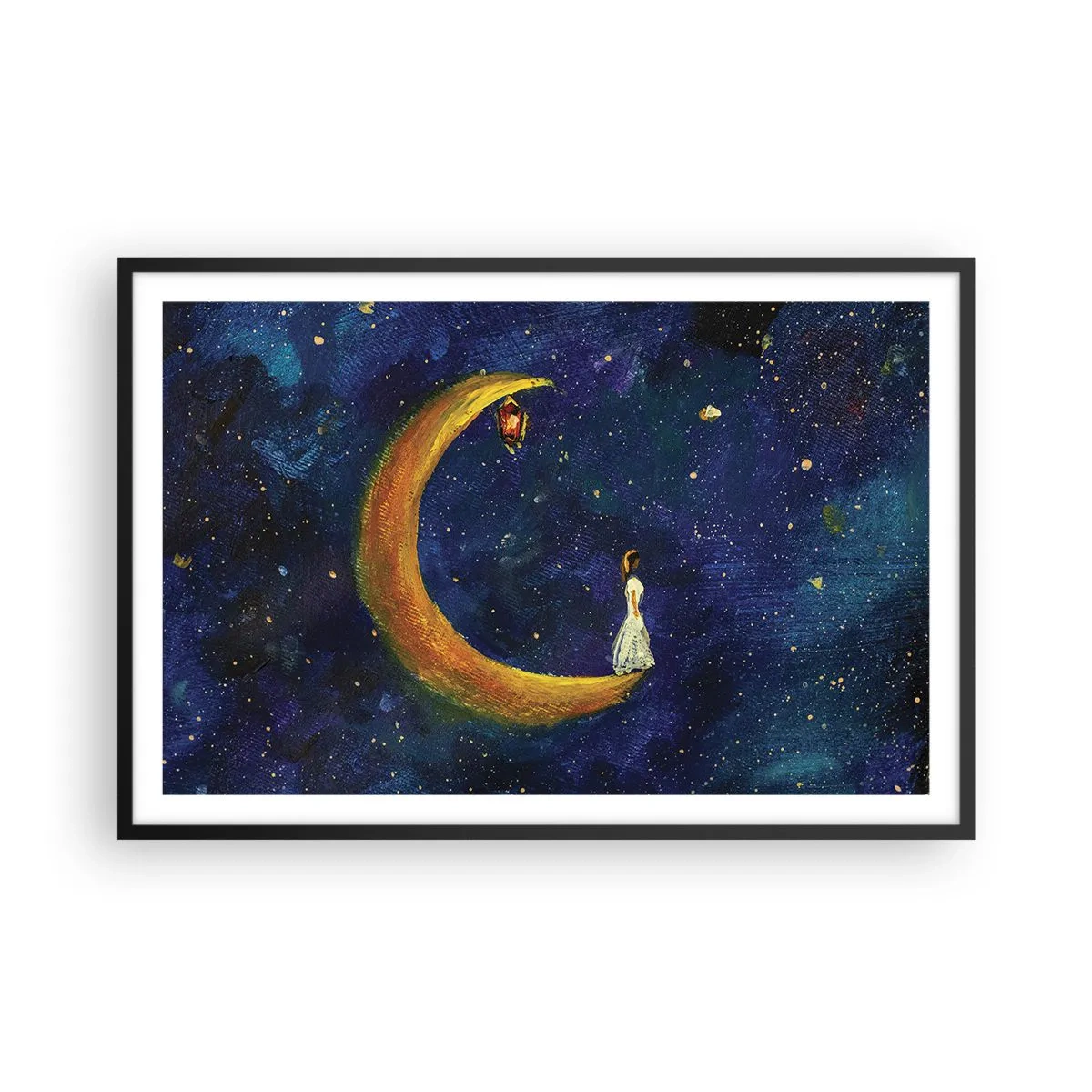 Pôster com moldura preta - O Chamado do Mundo - 91x61 cm