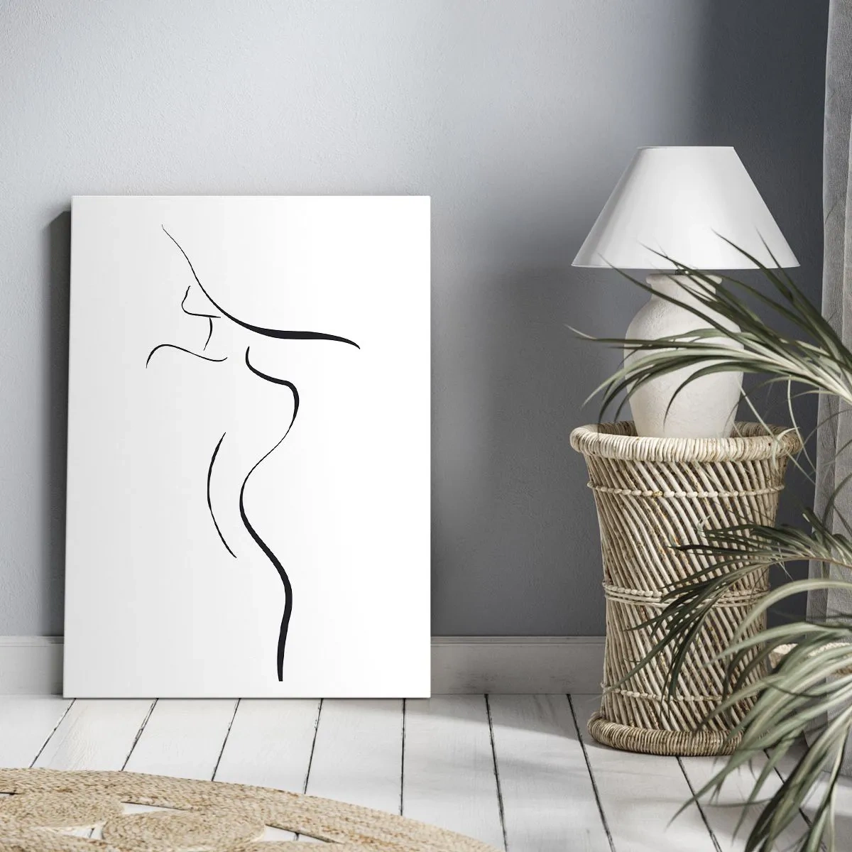 Quadro em tela - Elusiva como uma onda - 50x70 cm