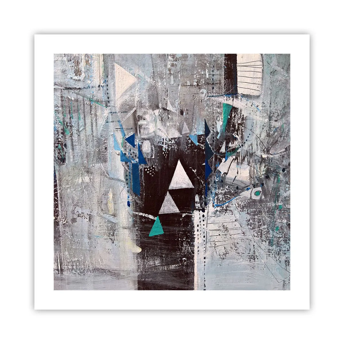 Pôster - A ordem superior dos triângulos - 50x50 cm