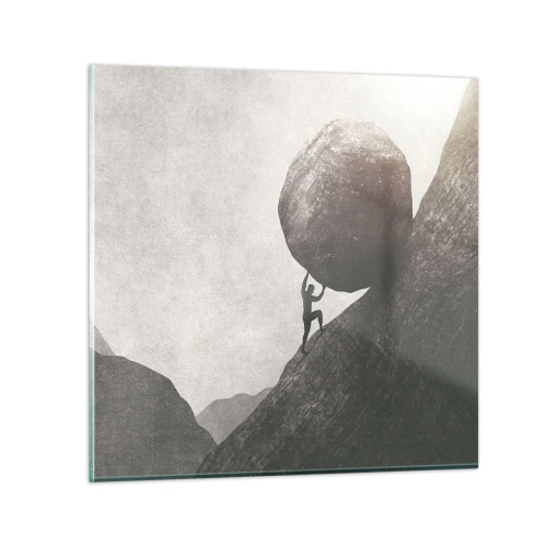 Quadro em vidro - Eu creio - 30x30 cm