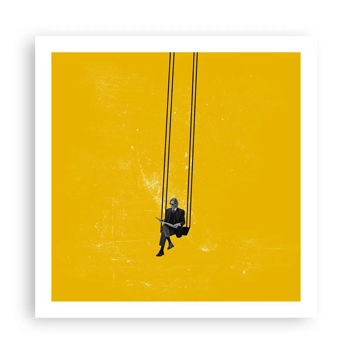 Pôster - Dia como todos os dias - 60x60 cm