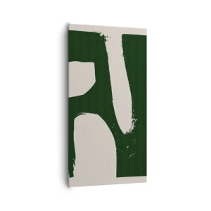 Quadro em tela - Baías de branco - 65x120 cm