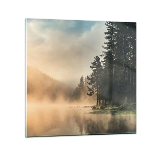 Quadro em vidro - O nascimento do dia - 70x70 cm