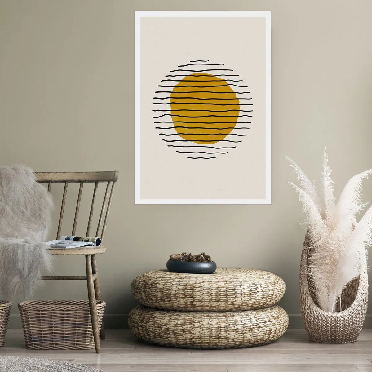 Pôster - Abstração a tremer com o calor - 61x91 cm