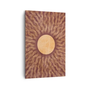 Quadro em tela - Ícone do sol - 80x120 cm