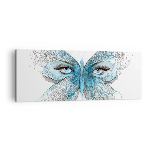 Quadro em tela - Borboleta eros - 140x50 cm