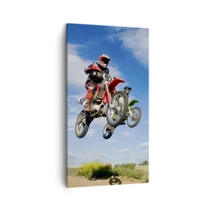 Quadro em tela - Salto celeste - 45x80 cm