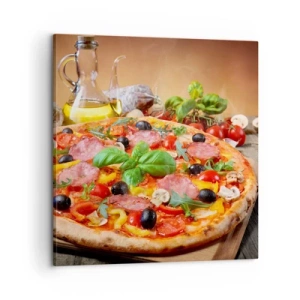 Quadro em tela - Com um sabor verdadeiramente italiano - 60x60 cm