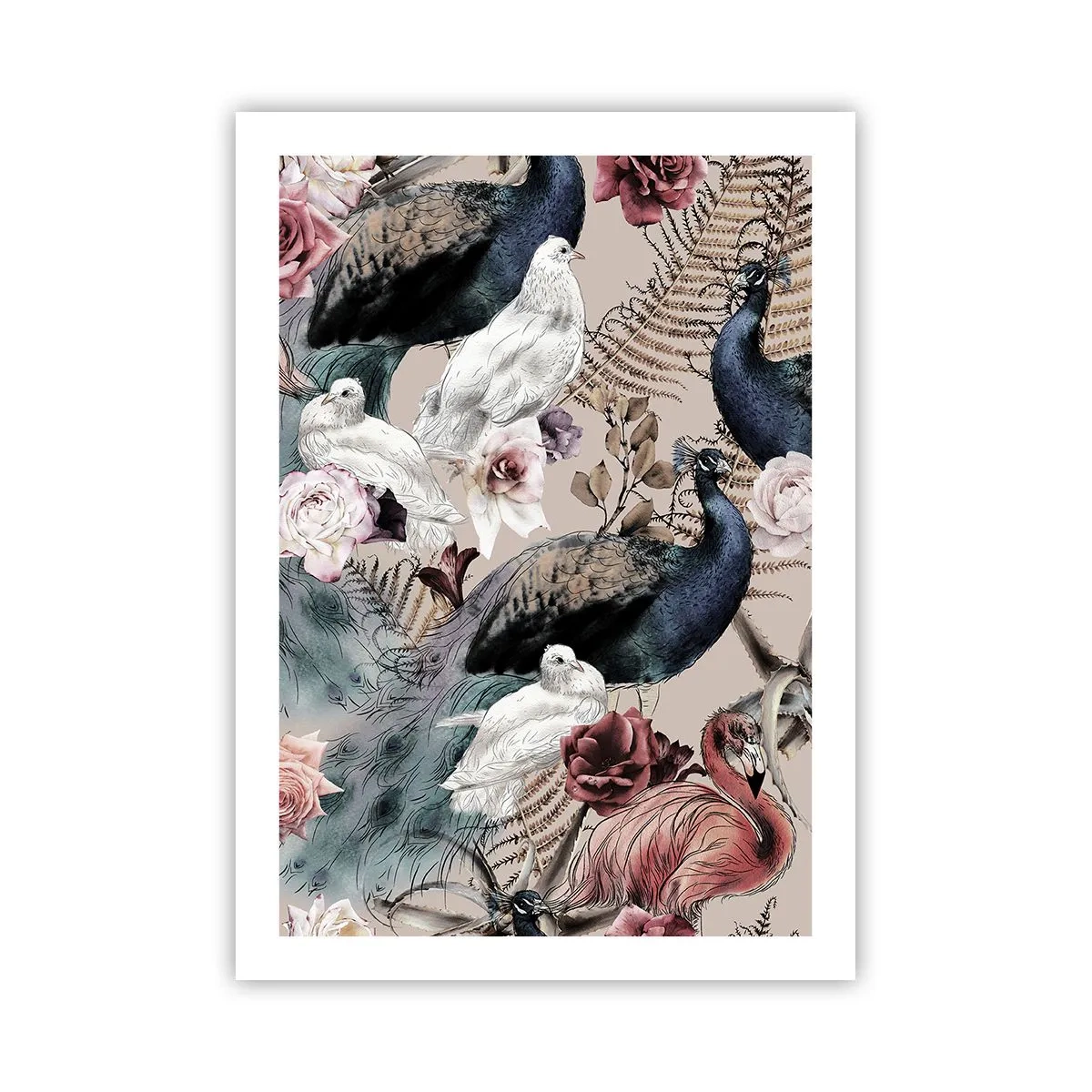 Pôster - No jardim do palácio - 50x70 cm