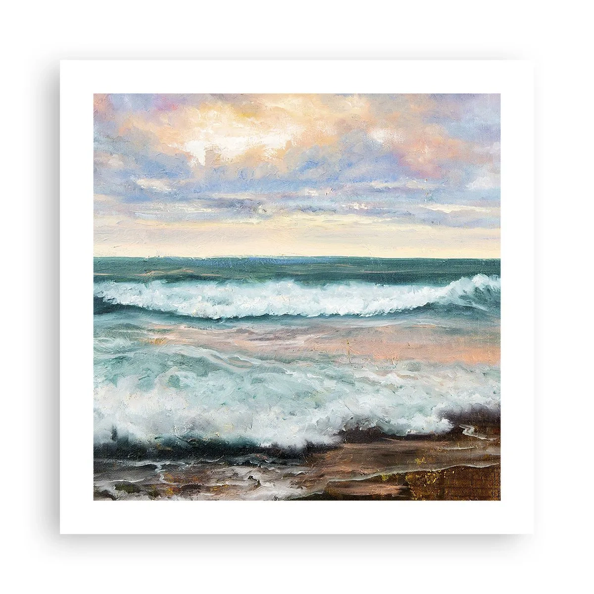 Pôster - Aqui suavizas a alma - 50x50 cm