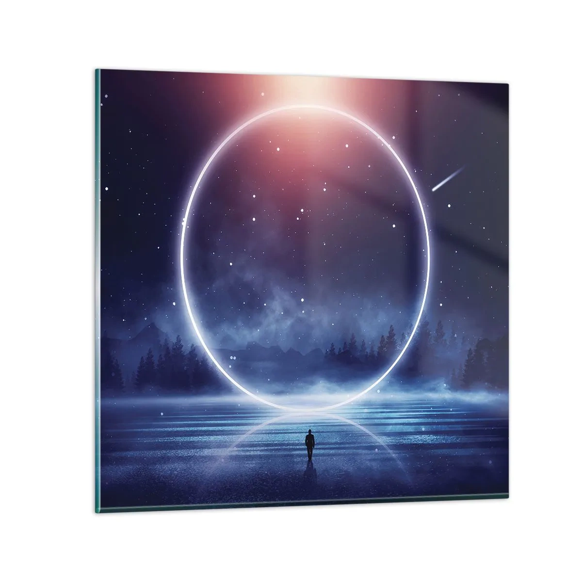 Quadro em vidro - Eles já estão aqui... - 60x60 cm