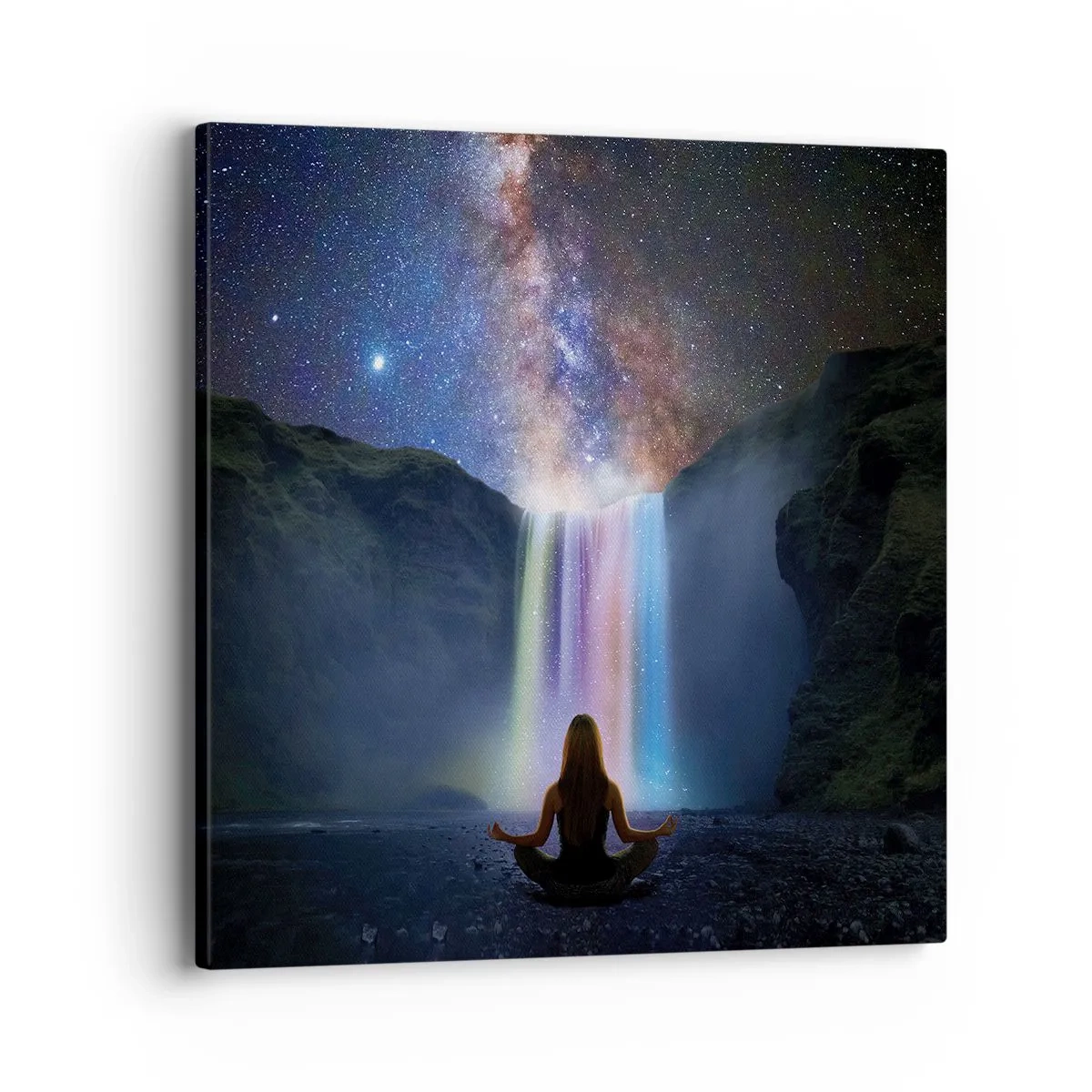 Quadro em tela - Harmonia absoluta - 40x40 cm