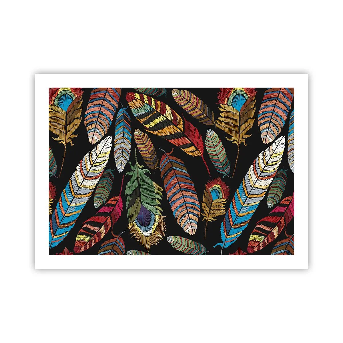 Pôster - O carnaval dos pássaros - 70x50 cm