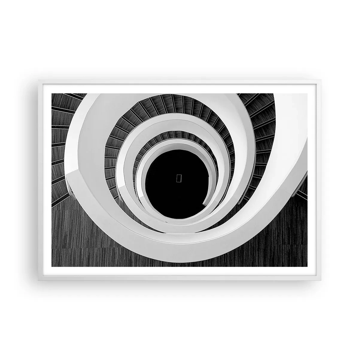 Pôster em moldura branca - Ao âmago - 100x70 cm