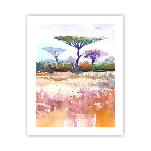 Pôster - Cores da savana - 40x50 cm