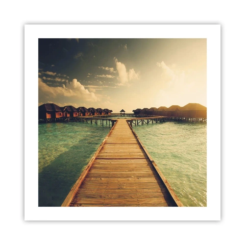 Pôster - Um convite caloroso - 50x50 cm