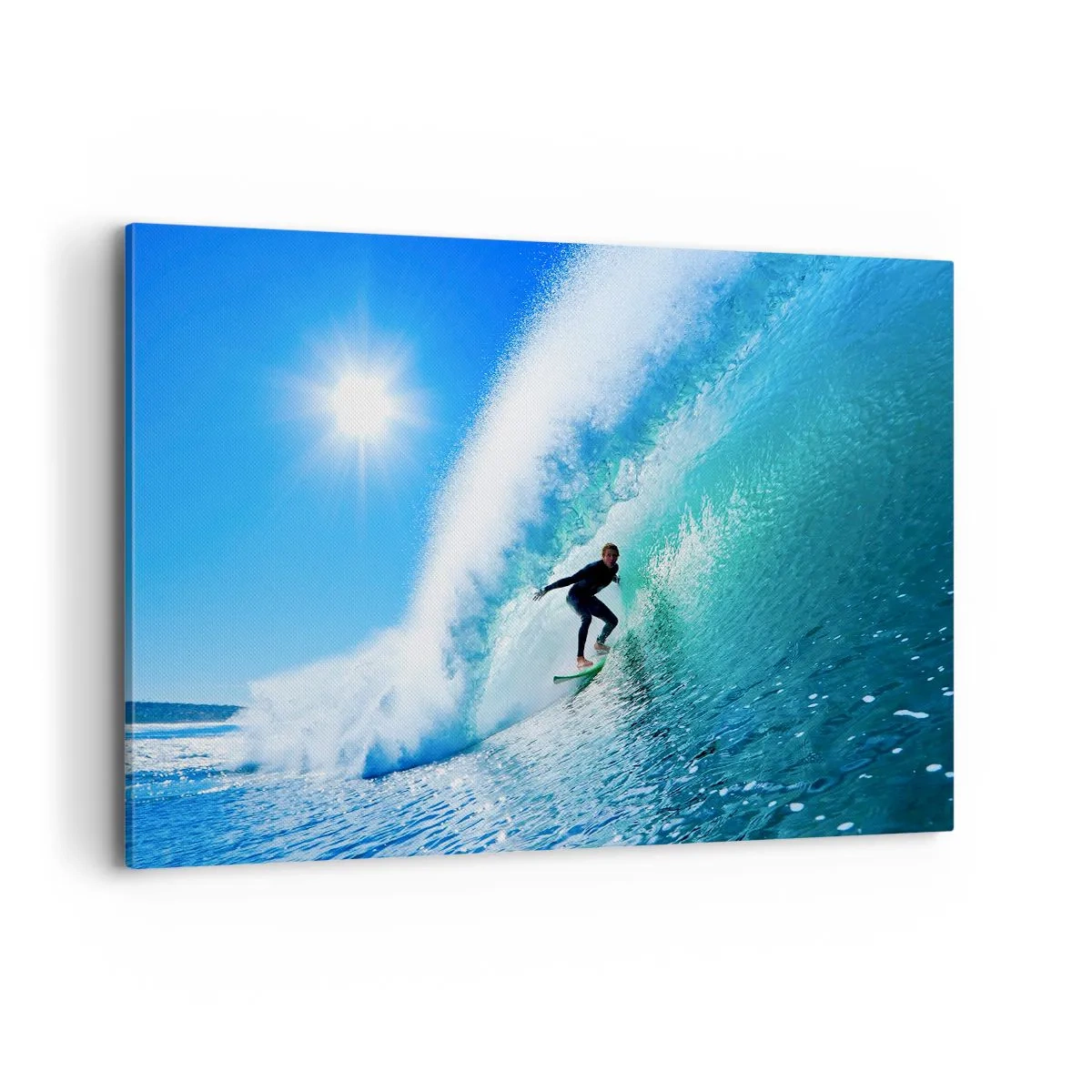 Quadro em tela - Azul gigante - 120x80 cm