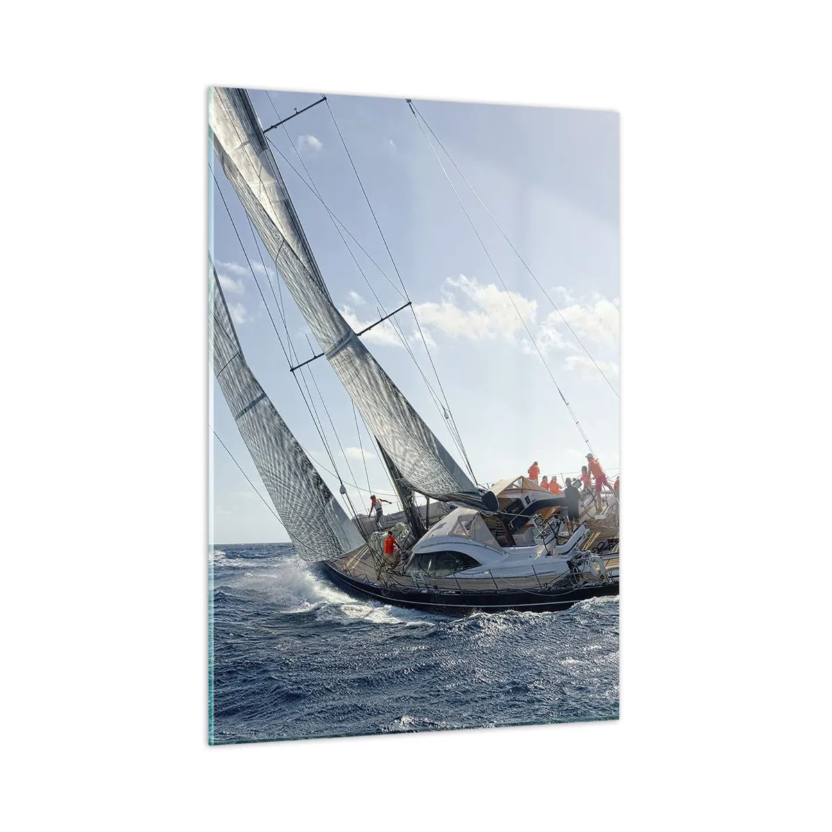 Quadro em vidro - Que vença o melhor - 50x70 cm