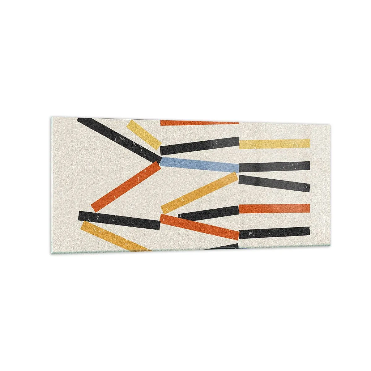 Quadro em vidro - Composição ao nível - 120x50 cm