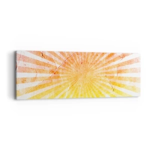 Quadro em tela - Nasceres e entardeceres - 90x30 cm