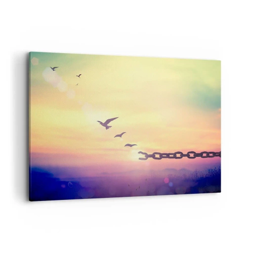 Quadro em tela - A vitória da liberdade - 120x80 cm