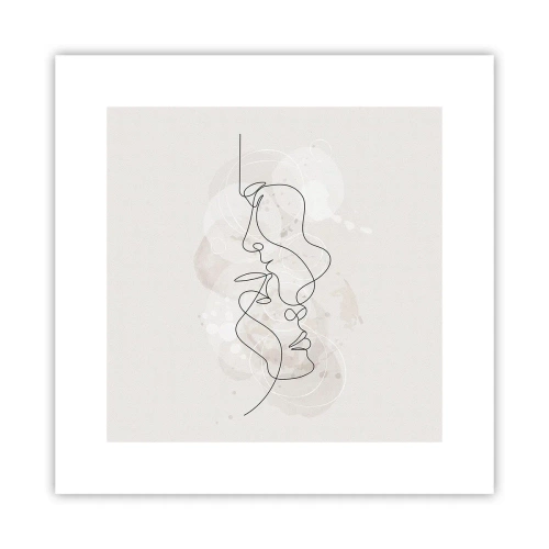 Pôster - Emaranhados num abraço - 30x30 cm