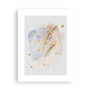 Pôster - Explosão dourada - 30x40 cm