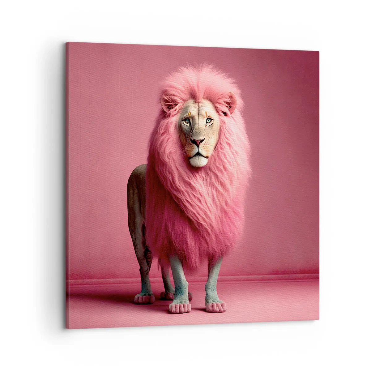 Quadro em tela - Não tens mais medo - 50x50 cm