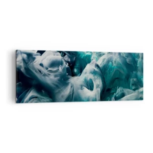 Quadro em tela - Movimento de cores - 140x50 cm