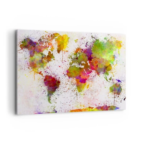 Quadro em tela - De algum modo, resultou assim - 100x70 cm