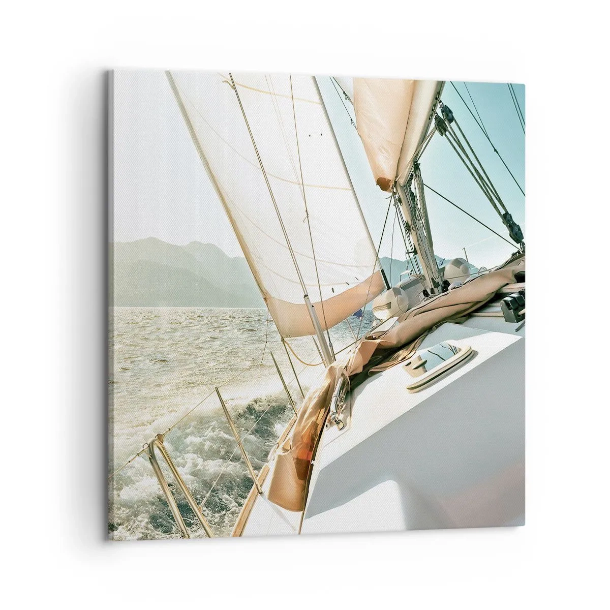 Quadro em tela - Sob a vela - 60x60 cm