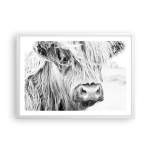 Pôster em moldura branca - Natureza selvagem escocesa - 70x50 cm