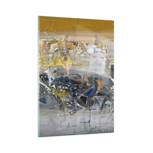 Quadro em vidro - Tudo vai se encaixar - 50x70 cm