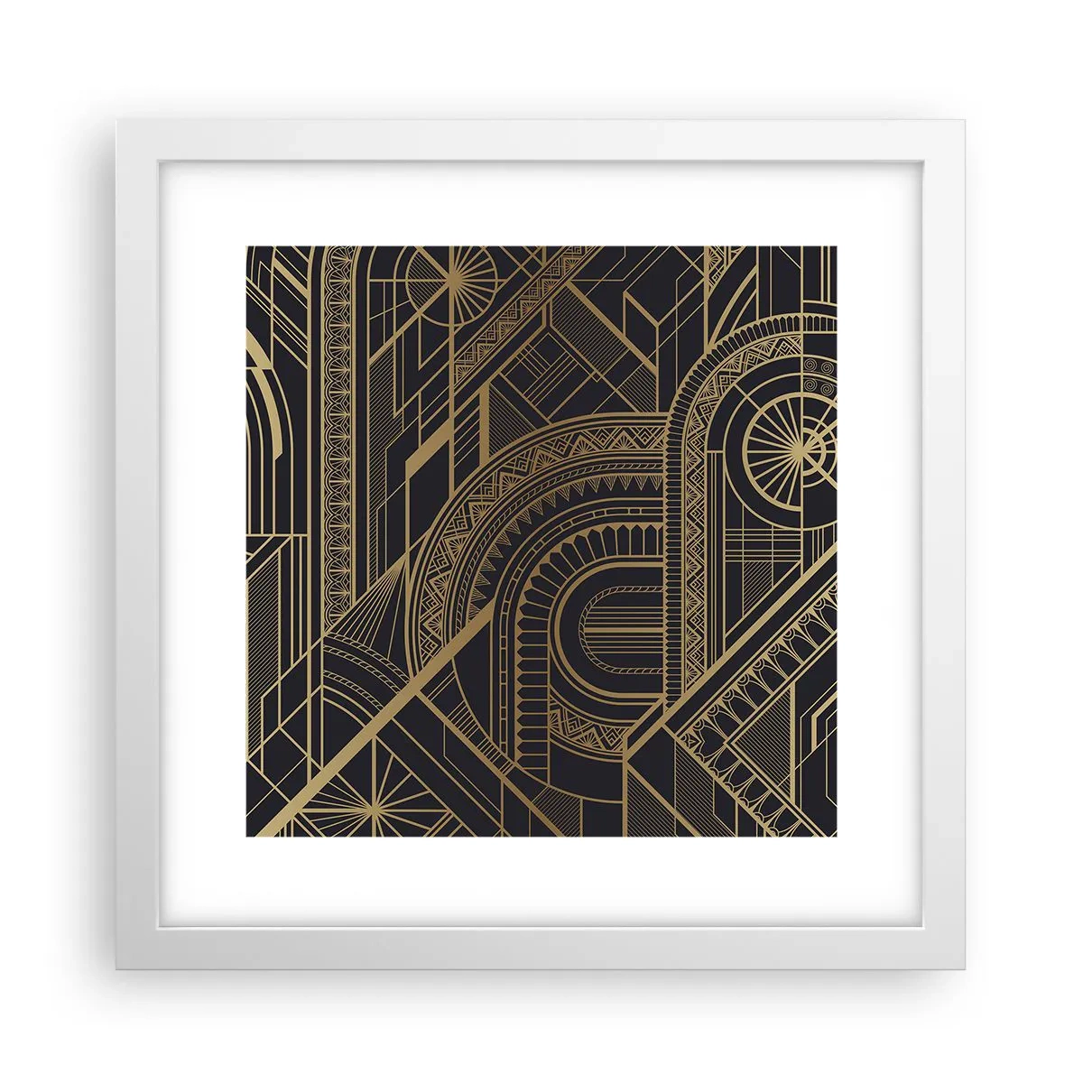 Pôster em moldura branca - Conceitos, ideias, planos - 30x30 cm