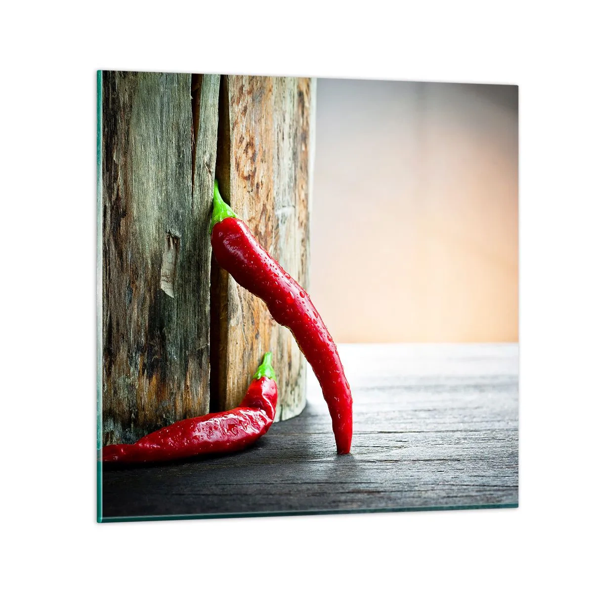 Quadro em vidro - Red hot chili peppers - 30x30 cm
