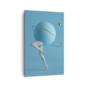 Quadro em tela - Planetas a enlouquecer - 80x120 cm